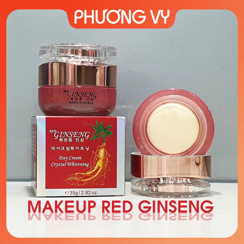 01 Box -  Mỹ phẩm Hồng Sâm RED GINSENG, làm sạch nám tàn nhang và dưỡng trắng da nhân sâm, kem sâm, mỹ phẩm Ginseng