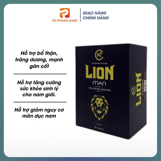 Tăng cường sinh lý nam bổ thận tráng dương kéo dài quan hệ nam Lion Man Chính Hãng