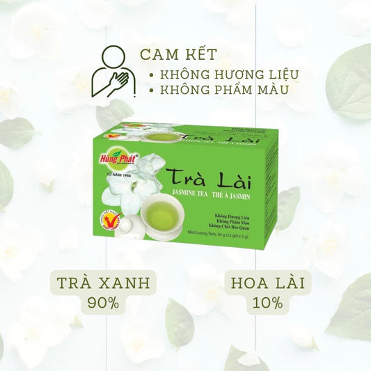 02 Boxes - Trà Lài 25 gói - Jasmine Tea