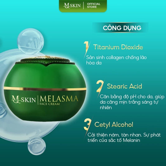 01 Box - Kem Nám Siêu Trắng Da Melasma MQSKIN 30G