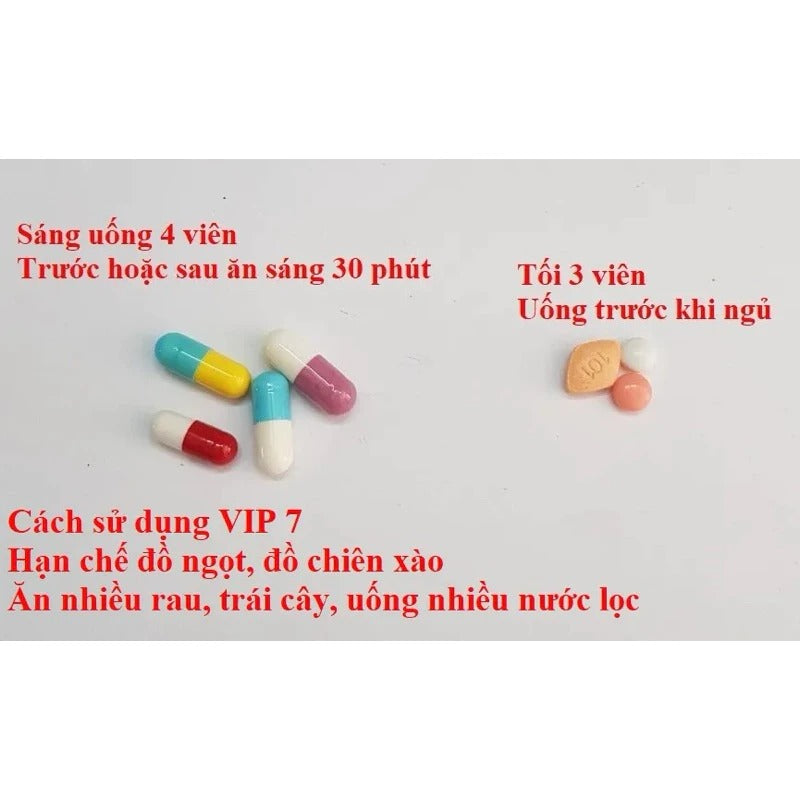 combo 2 Tuan - Giảm Cân Vip 7 Yanhee Giảm Ngay 3-5 Kg / Tuần Không Tác Dụng Phụ