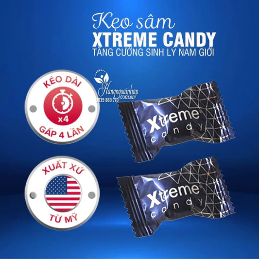 10 Viên Kẹo Sâm Xtreme Xanh ( hàng chính hãng 100% )