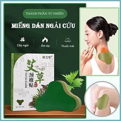 Combo 5 hộp Cao dán Ngai Cuu  đỡ đau vai gáy tốt cho sức khỏe