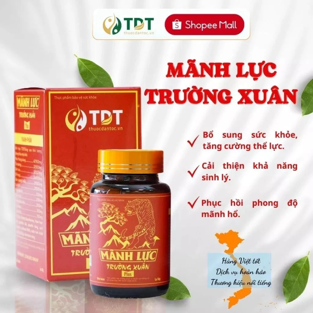 Viên uống Mãnh Lực Trường Xuân Plus hỗ trợ tăng cường chức năng sinh lý, tác dụng nhanh chóng, an toàn