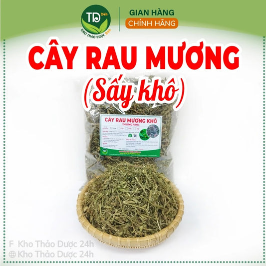 500 Gram - Cây rau mương khô thượng hạng, hỗ trợ người mắc các chứng về dạ dày, loại bỏ virus HP, thảo mộc thuần tự nhiên