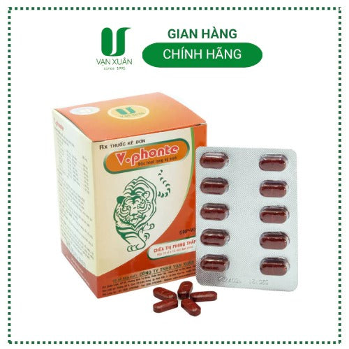 Viên uống xương khớp Vphonte Vạn Xuân - Hộp 10 vỉ 100 viên